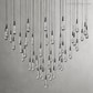 SOLITAIRE ROUND CHANDELIER 17'' 24'' 36'' 58''-Meet Lighting