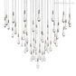 SOLITAIRE ROUND CHANDELIER 17'' 24'' 36'' 58''-Meet Lighting