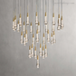 SOLITAIRE ROUND CHANDELIER 17"W 24"W 36“W-Meet Lighting