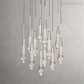 SOLITAIRE ROUND CHANDELIER 17"W 24"W 36“W-Meet Lighting