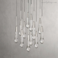 SOLITAIRE ROUND CHANDELIER 17"W 24"W 36“W-Meet Lighting