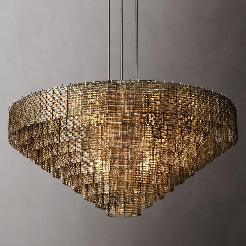 Samurai Round Chandelier-Meet Lighting