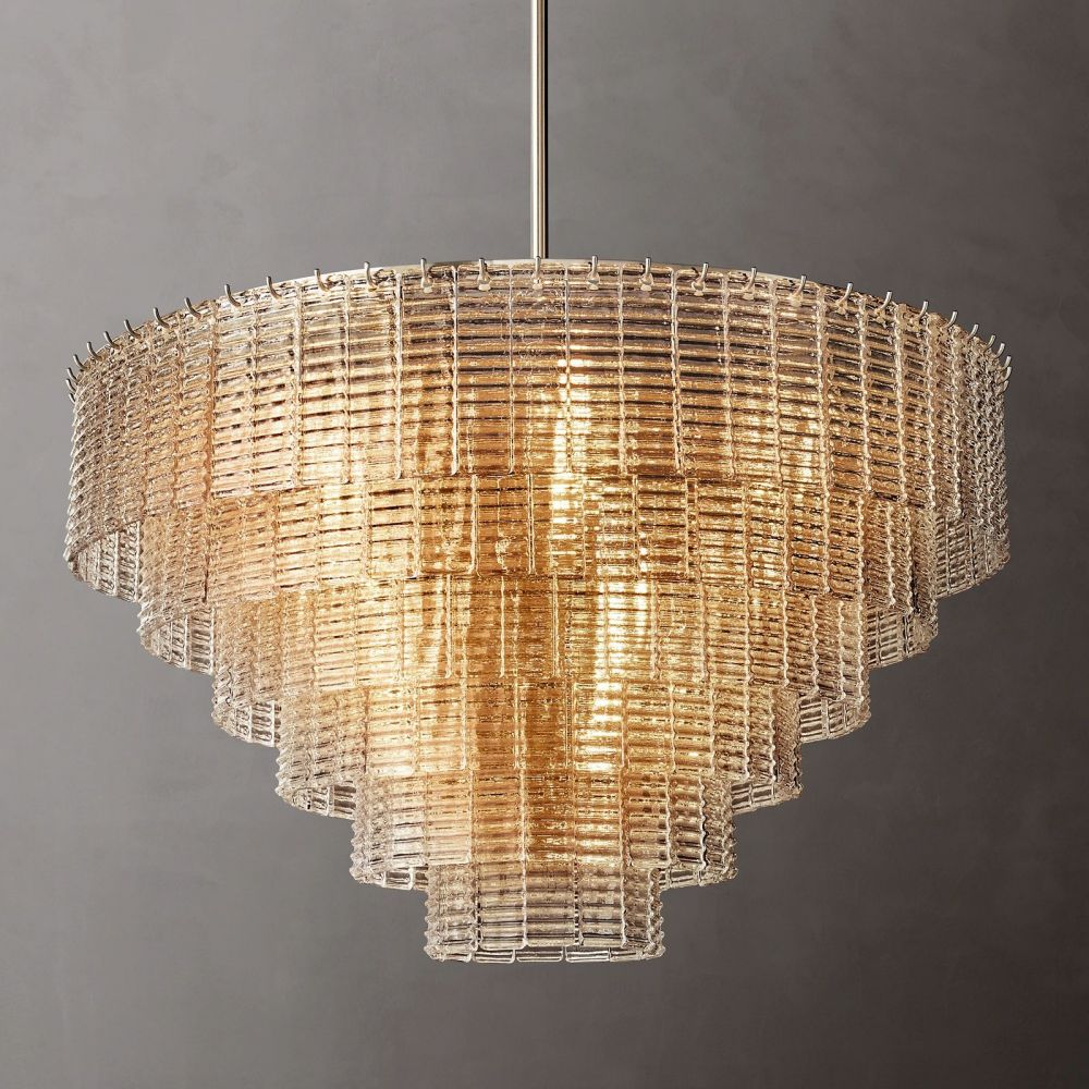 Samurai Round Chandelier-Meet Lighting