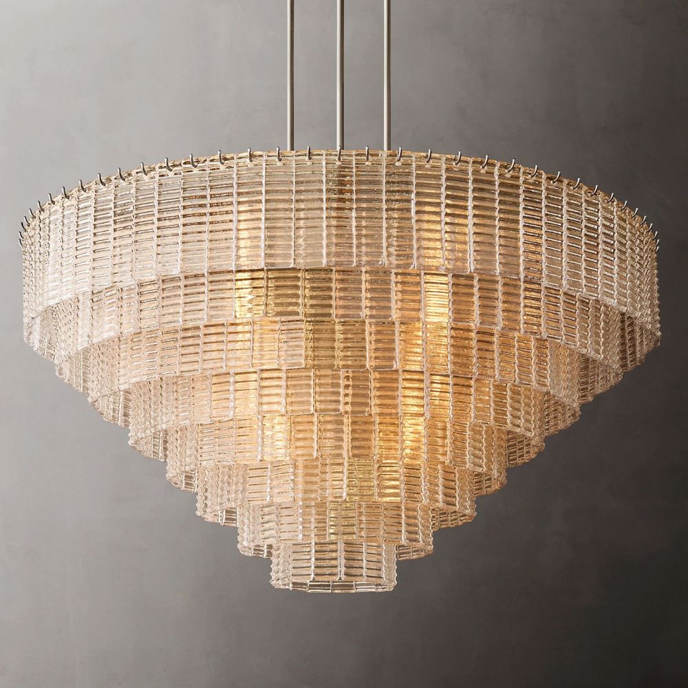 Samurai Round Chandelier-Meet Lighting