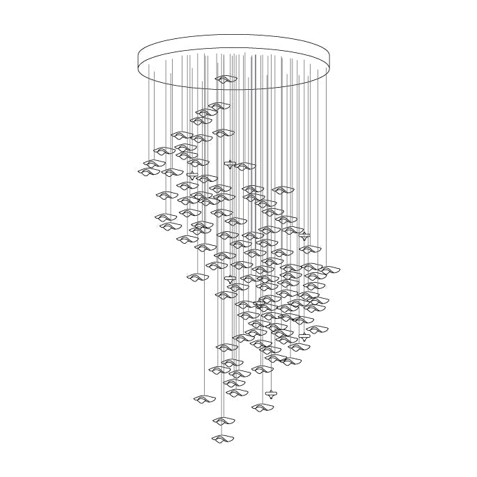 Sand Sea Chandelier-MEET LIGHTING