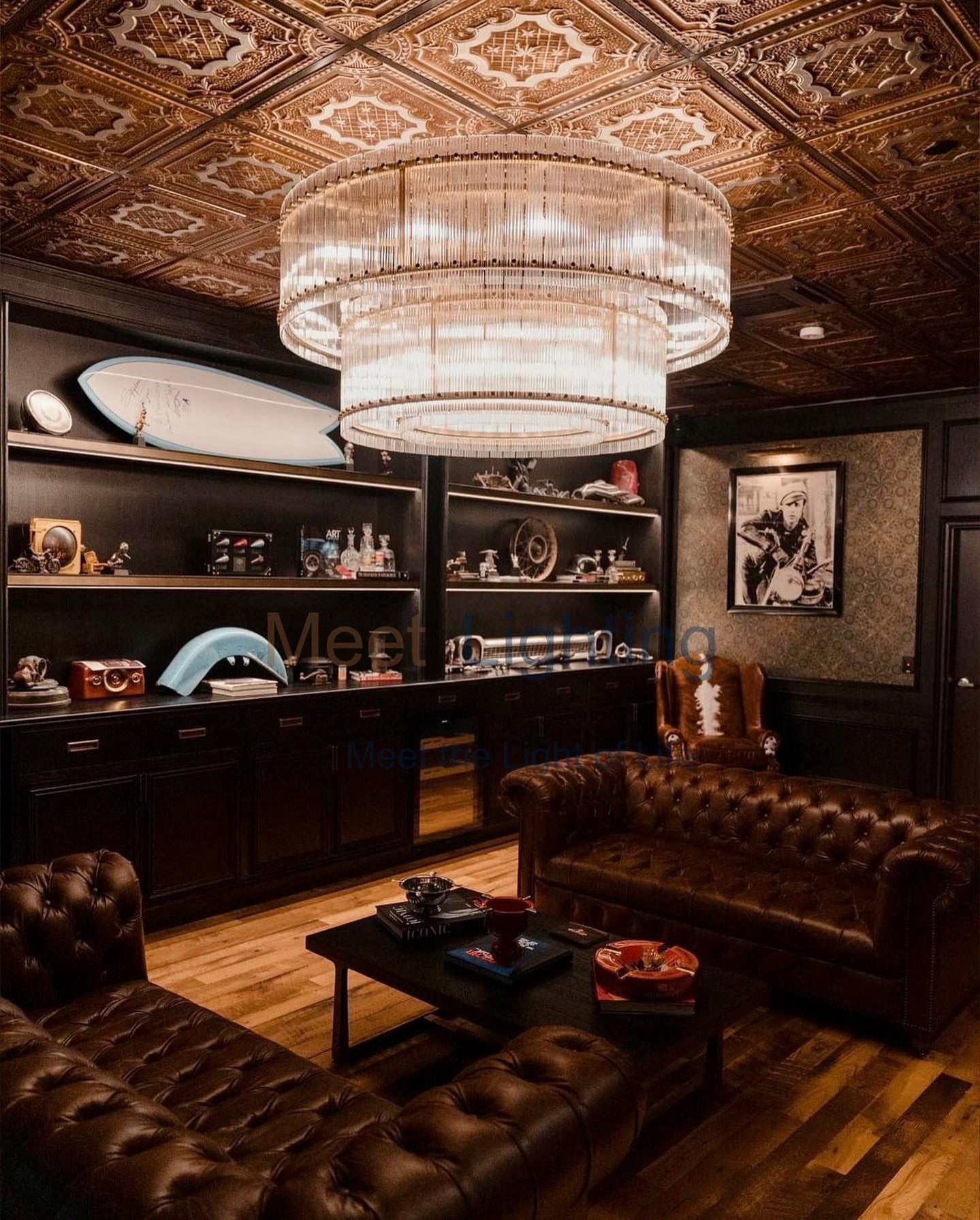 San Marco 2-tier Luxury Round Chandelier 60"-MEET LIGHTING