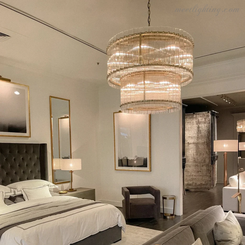 San Marco 2-tier Luxury Round Crystal Chandelier 48"-MEET LIGHTING