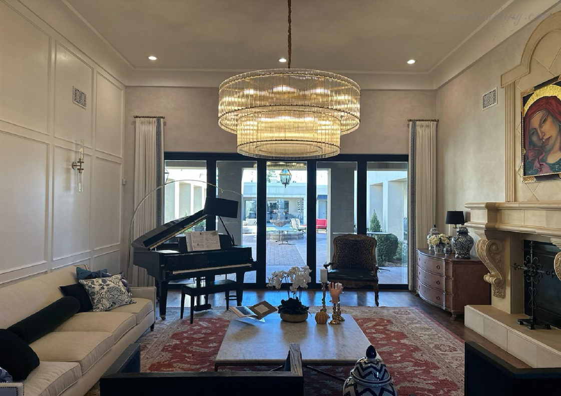 San Marco 2-tier Luxury Round Crystal Chandelier 48"-MEET LIGHTING