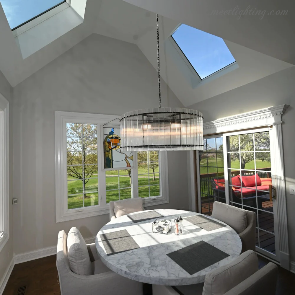 San Marco Round Crystal Chandelier 60" 48" 37" 22"-MEET LIGHTING