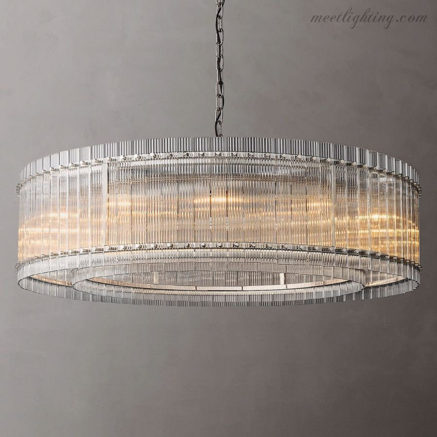 San Marco Round Crystal Chandelier 60" 48" 37" 22"-MEET LIGHTING