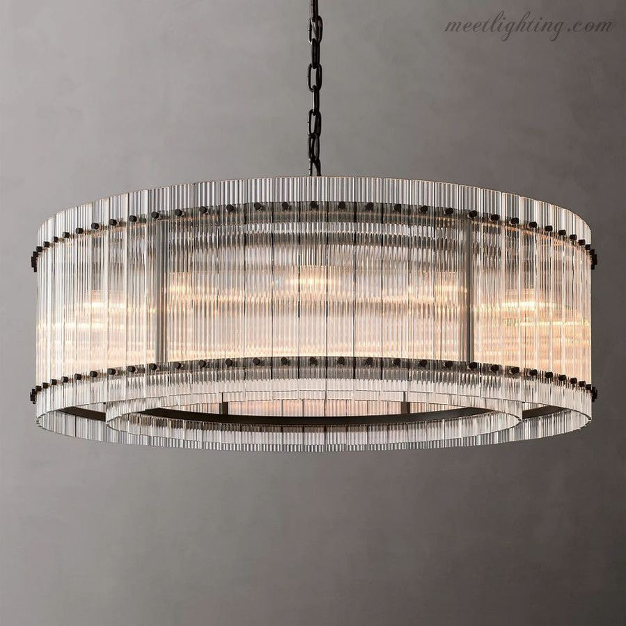 San Marco Round Crystal Chandelier 60" 48" 37" 22"-MEET LIGHTING