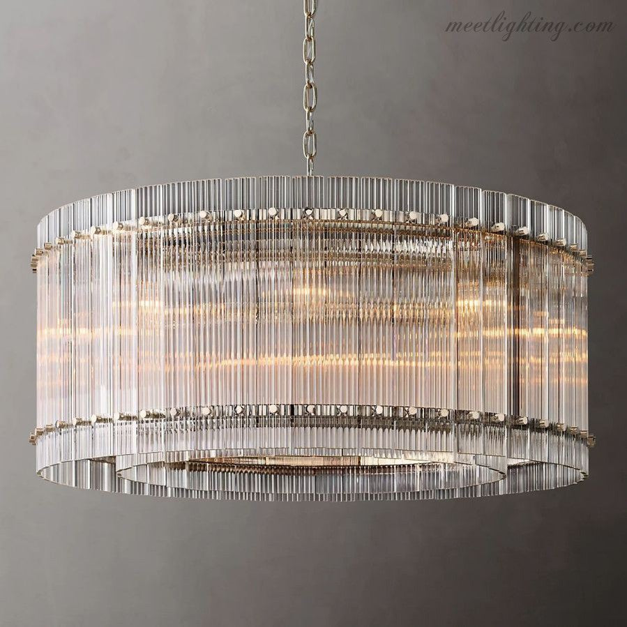 San Marco Round Crystal Chandelier 60" 48" 37" 22"-MEET LIGHTING