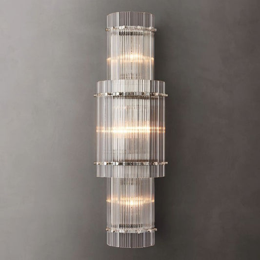 Santa Marco Grand Round Sconce wall sconce for bedroom,wall sconce for dining room,wall sconce for stairways,wall sconce for foyer,wall sconce for bathrooms,wall sconce for kitchen,wall sconce for living room Rbrights Polished Nickel  
