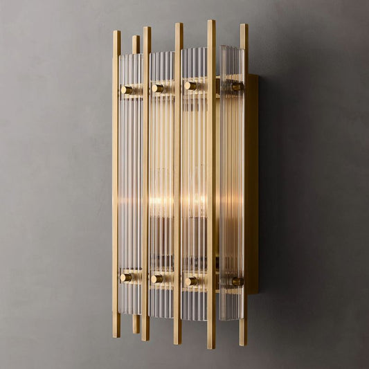 Santa Marco Rectangular Sconce wall sconce for bedroom,wall sconce for dining room,wall sconce for stairways,wall sconce for foyer,wall sconce for bathrooms,wall sconce for kitchen,wall sconce for living room Rbrights Antiqued Brass  