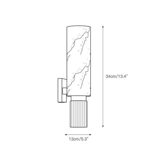 Santorini Alabaster Wall Lamp