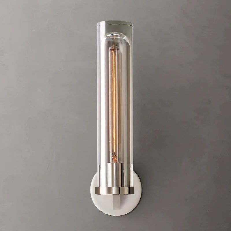 Saveral Round Tube Sconce-Meet Lighting