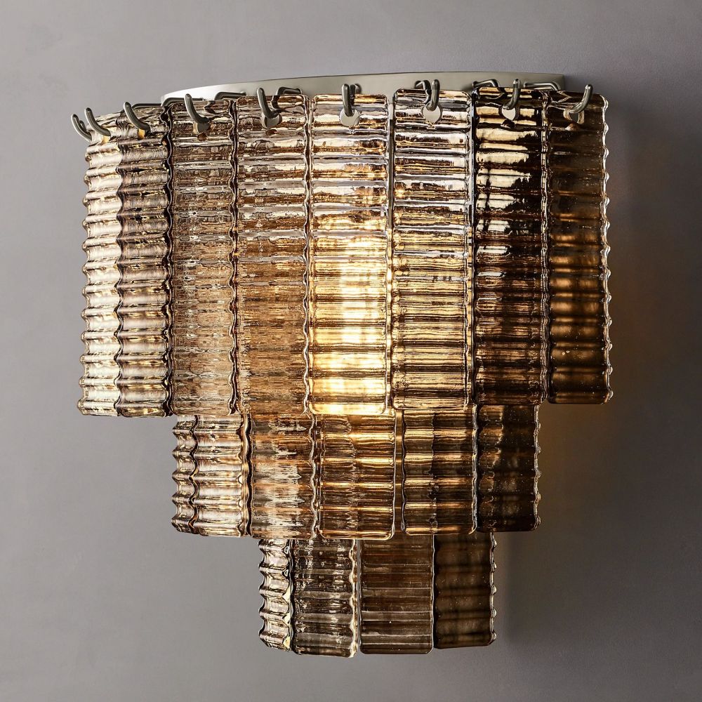 Siren Glass Wall Sconce 15"