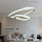 Scott Alabaster Circle Round Chandeliers-Meet Lighting