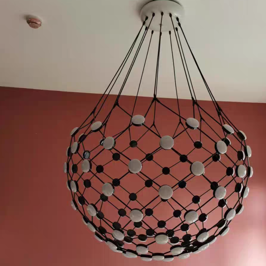 Modern Basket Chandelier for Living/Dining Room-MEET LIGHTING