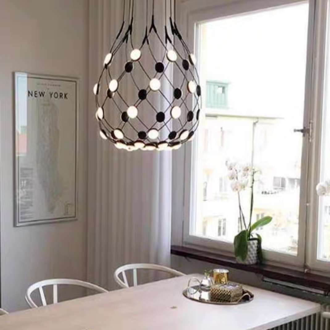 Modern Basket Chandelier for Living/Dining Room-MEET LIGHTING