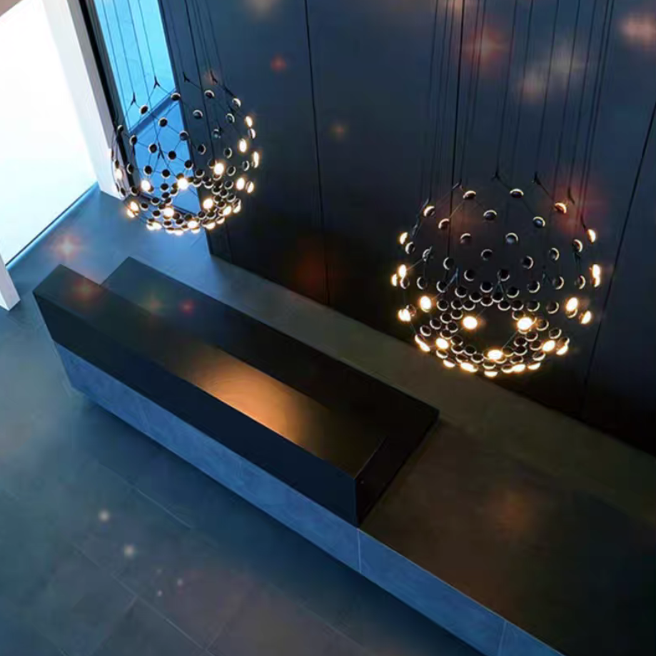 Modern Basket Chandelier for Living/Dining Room-MEET LIGHTING