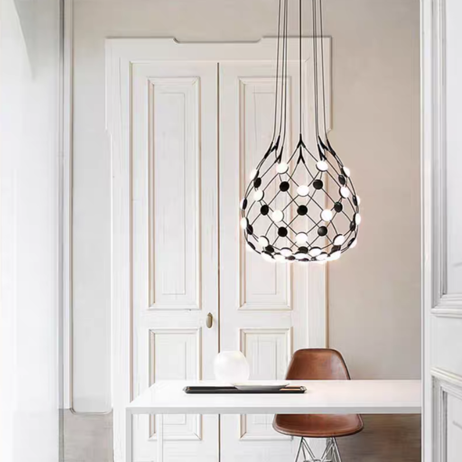 Modern Basket Chandelier for Living/Dining Room-MEET LIGHTING