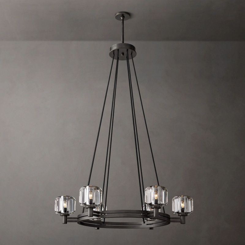 Demart Round Chandelier-MEET LIGHTING