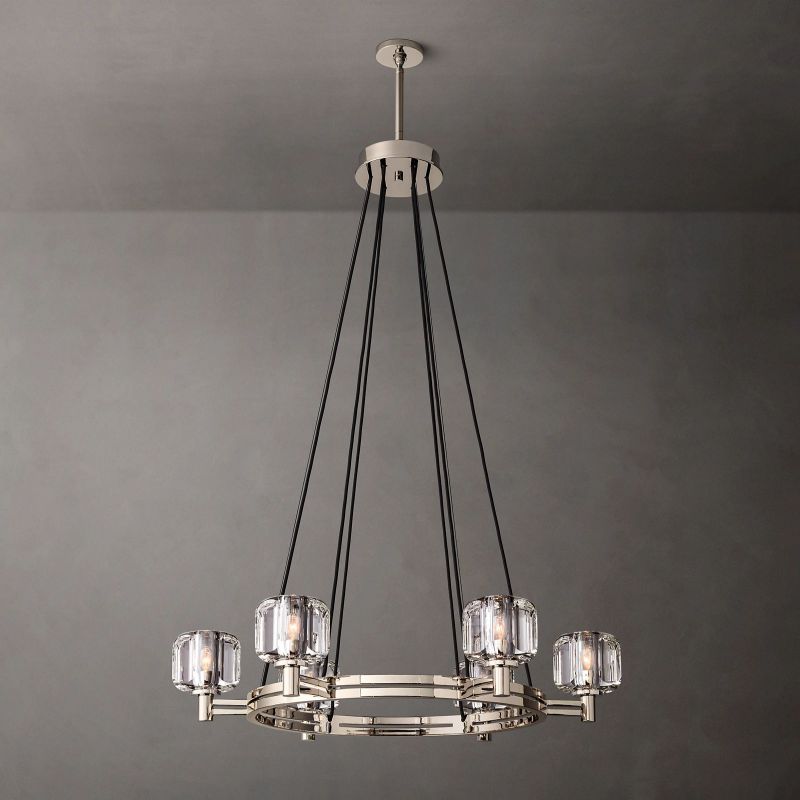 Sebendek Round Chandelier-Meet Lighting