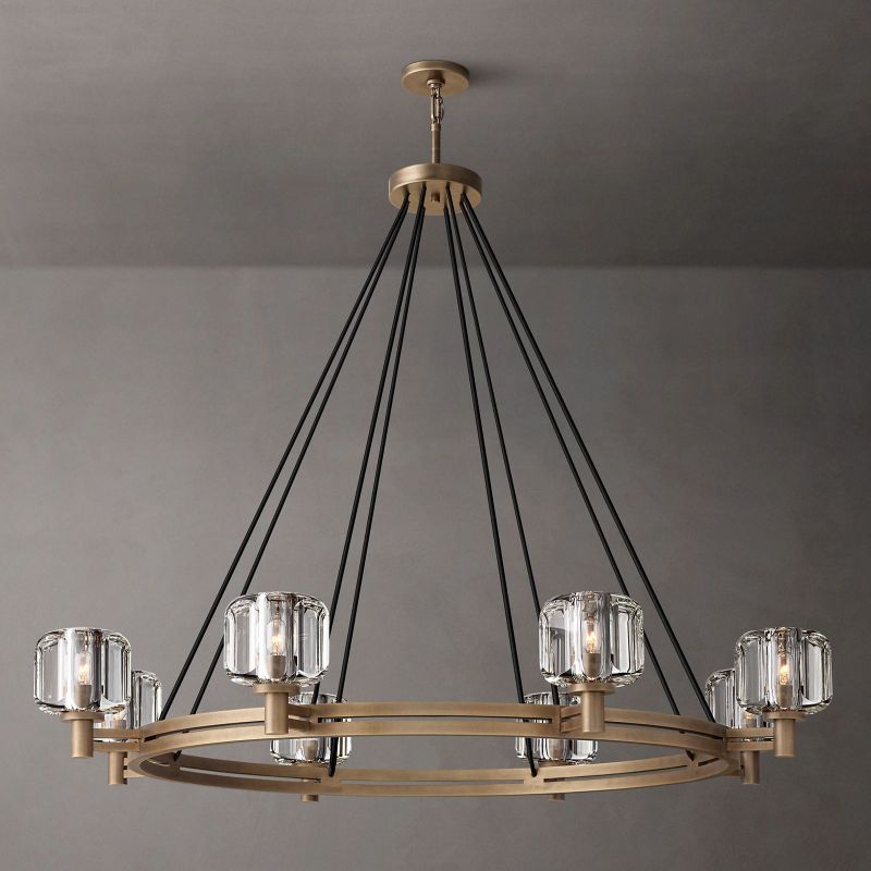 Demart Round Chandelier-MEET LIGHTING