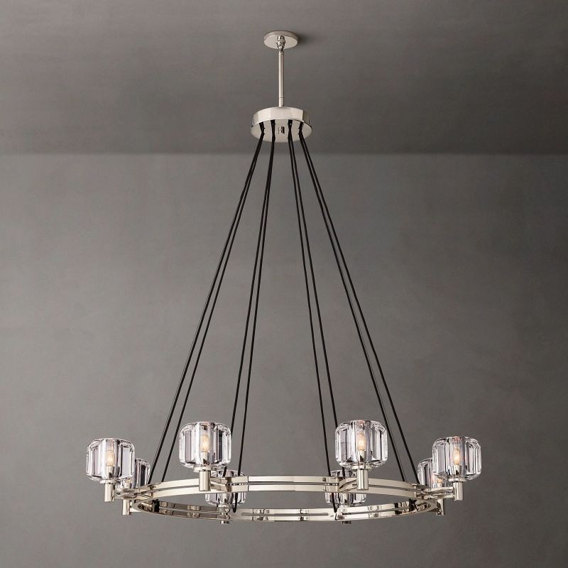 Sebendek Round Chandelier-Meet Lighting