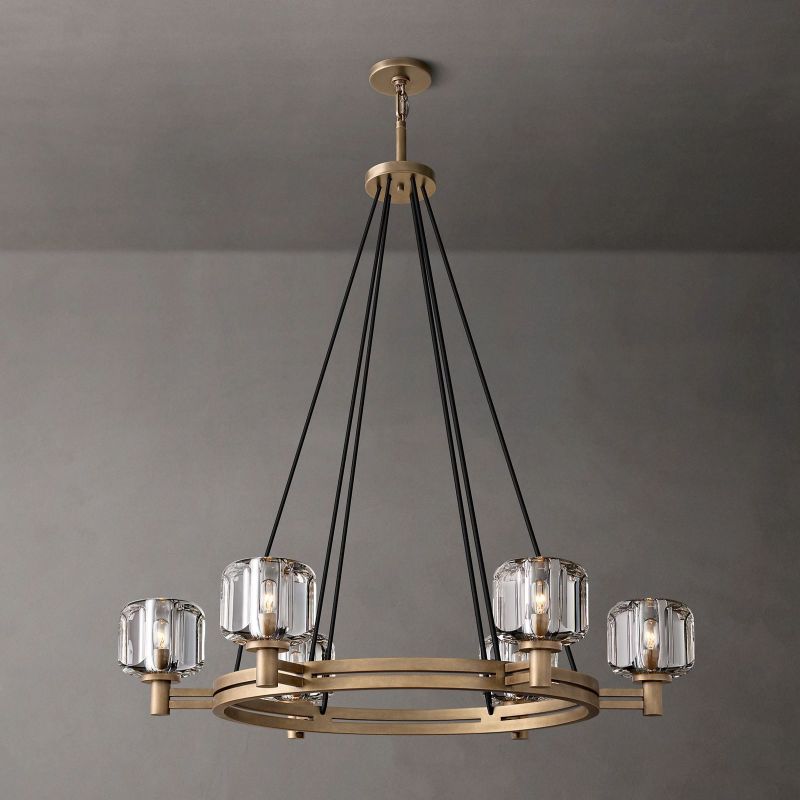 Demart Round Chandelier-MEET LIGHTING
