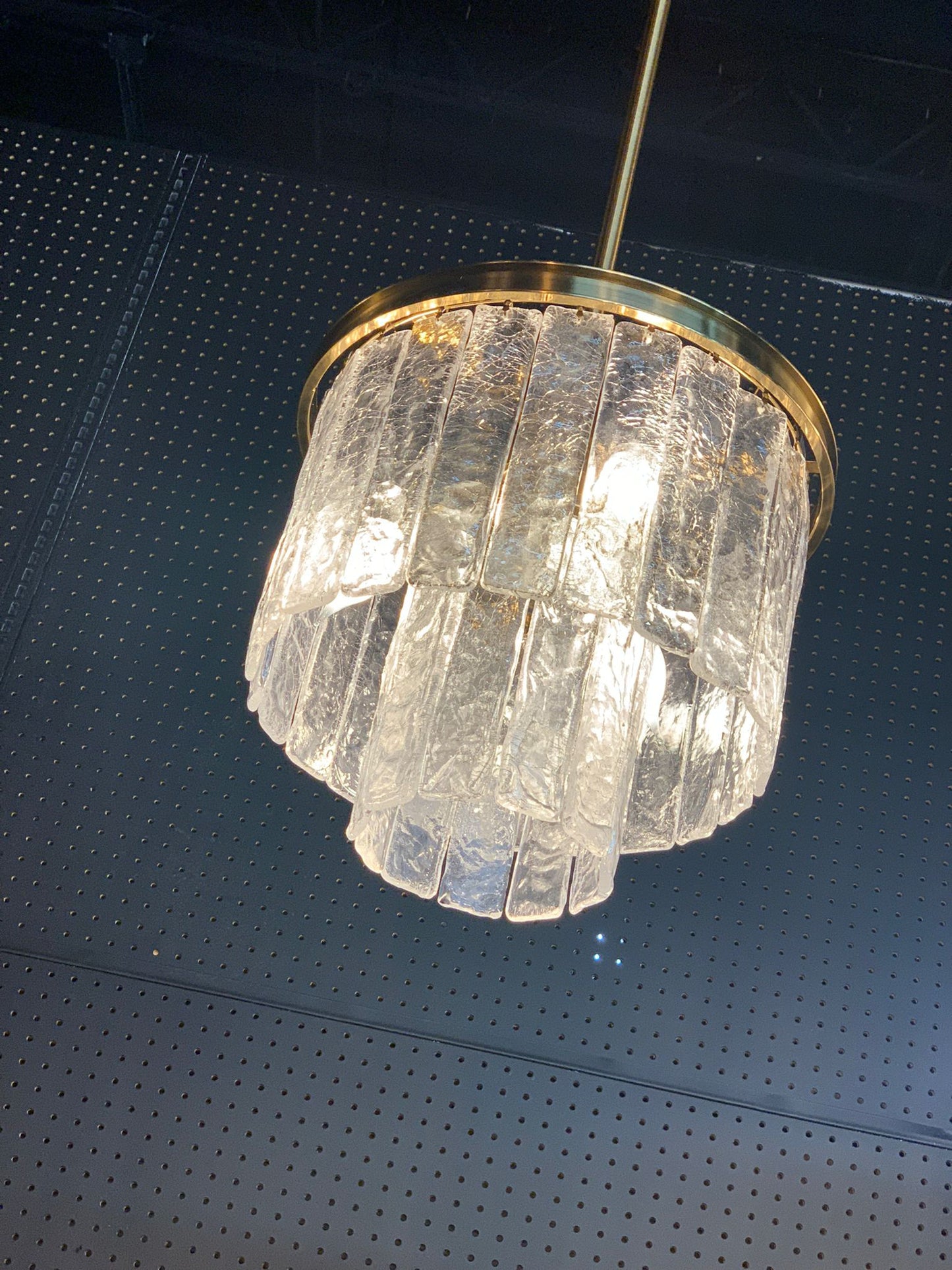 Seline Textured Glass Kitchen Island Pendant Light-Meet Lighting