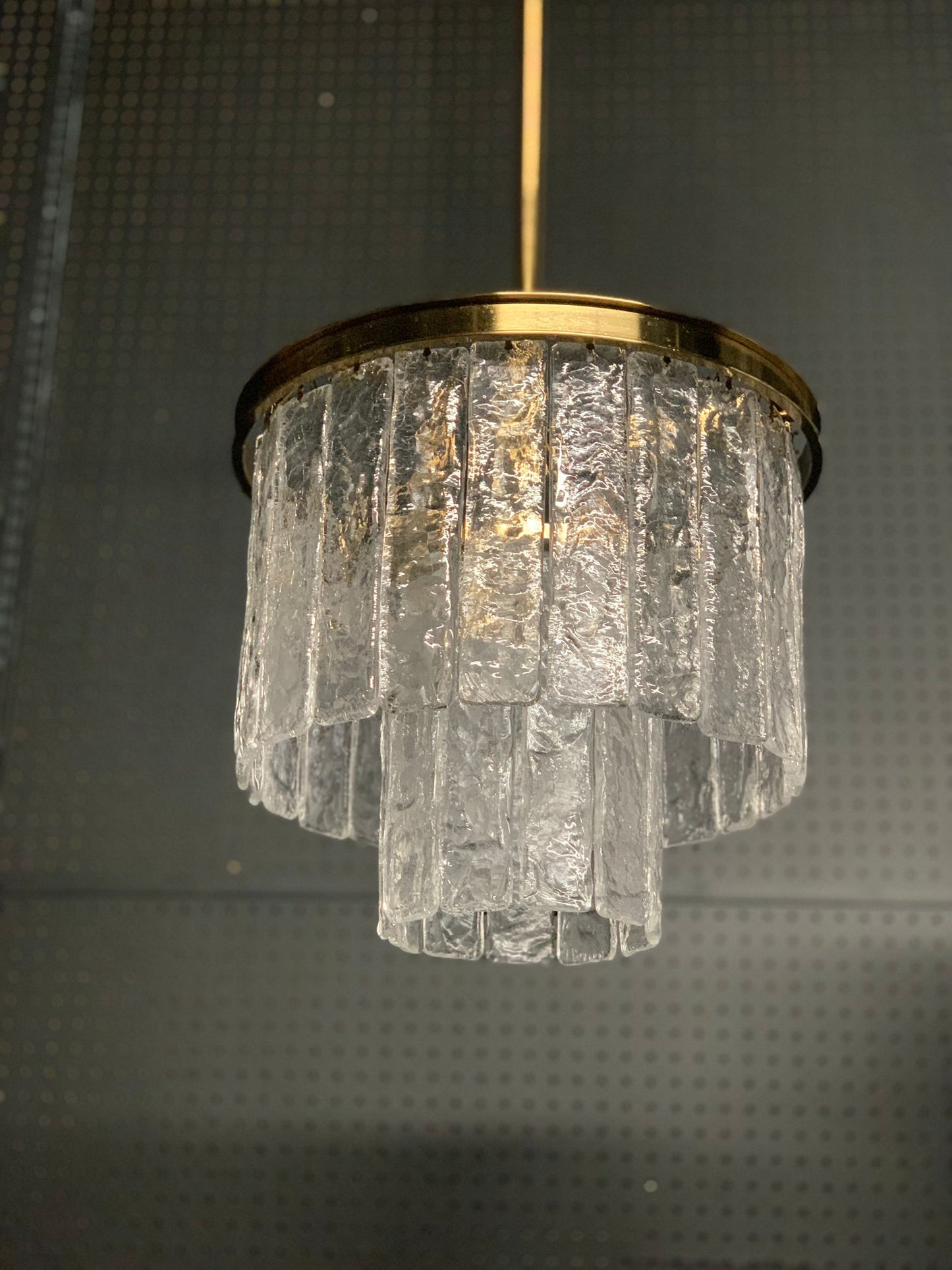 Seline Textured Glass Kitchen Island Pendant Light-Meet Lighting