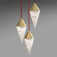 Serena Alabaster Contemporary Alabaster Cone Chandelier-Meet Lighting