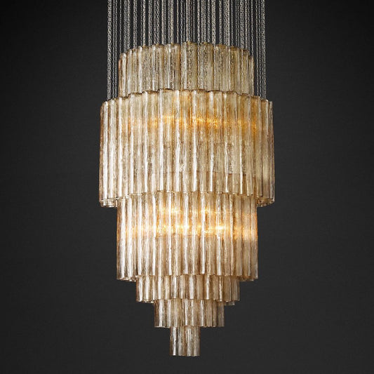 Serena Multi-Tier Round Chandelier-Meet Lighting