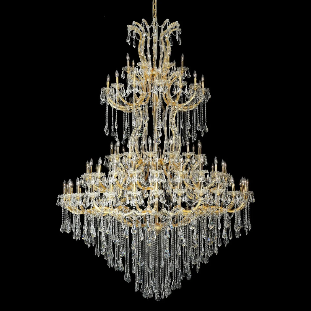 Traditional Candle Crystal Chandelier for Staircase/Foyer/Living Room/Villa-MEET LIGHTING