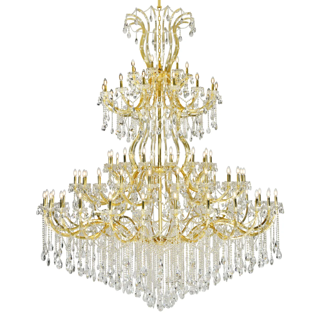 Traditional Candle Crystal Chandelier for Staircase/Foyer/Living Room/Villa-MEET LIGHTING
