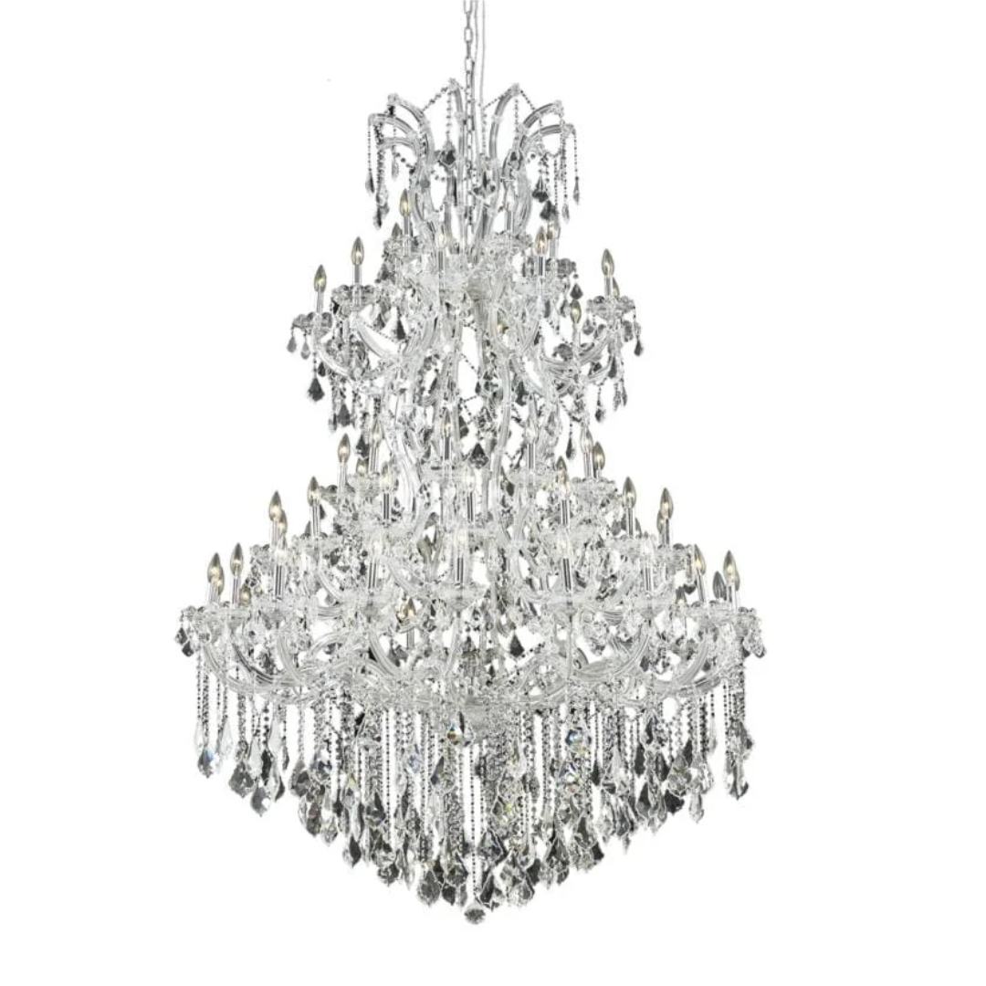 Traditional Candle Crystal Chandelier for Staircase/Foyer/Living Room/Villa-MEET LIGHTING