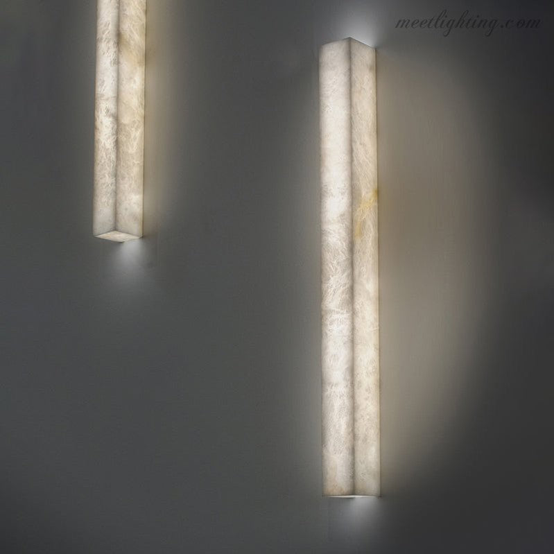 Sheta Alabaster Wall Light-Meet Lighting