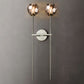 Boule Glass Double Grand Wall Sconce