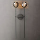 Boule Glass Double Grand Wall Sconce