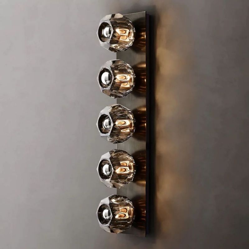 Boule Glass Linear Grand Wall Sconce