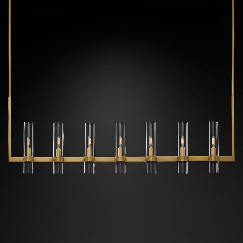 Ravelle Linear Chandelier-MEET LIGHTING