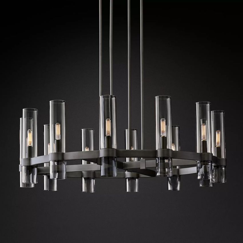Ravelle Round Chandelier-MEET LIGHTING