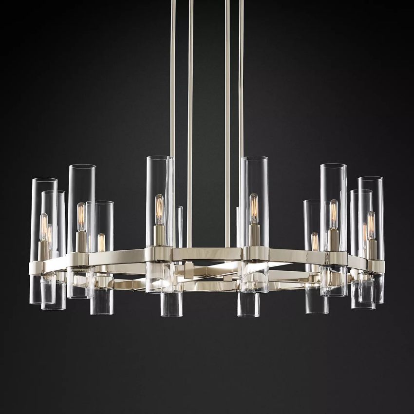 Ravelle Round Chandelier-MEET LIGHTING
