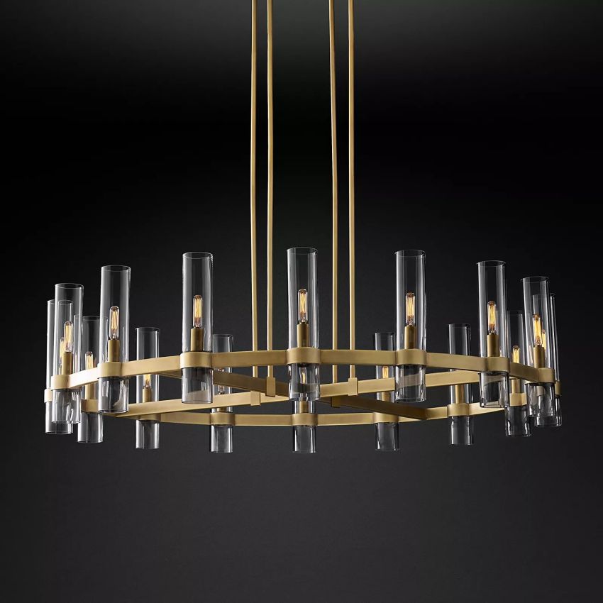 Ravelle Round Chandelier-MEET LIGHTING