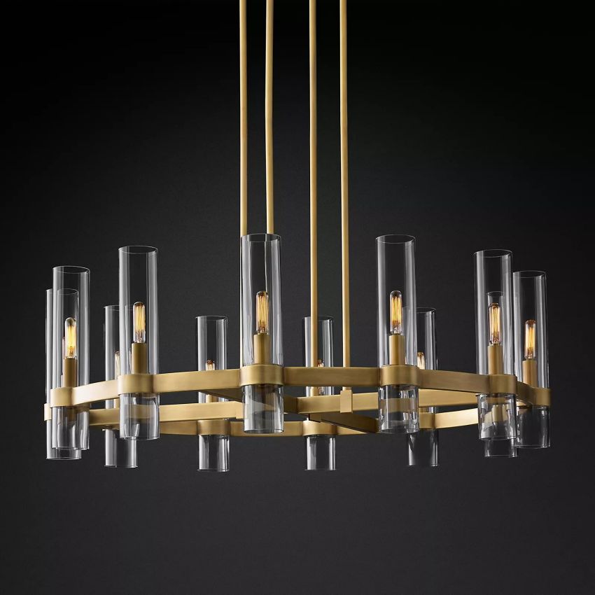 Ravelle Round Chandelier-MEET LIGHTING
