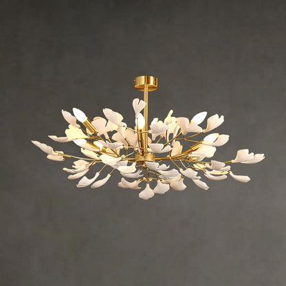 Small Ginkgo Leaf Chandelier