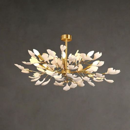 Small Ginkgo Leaf Chandelier