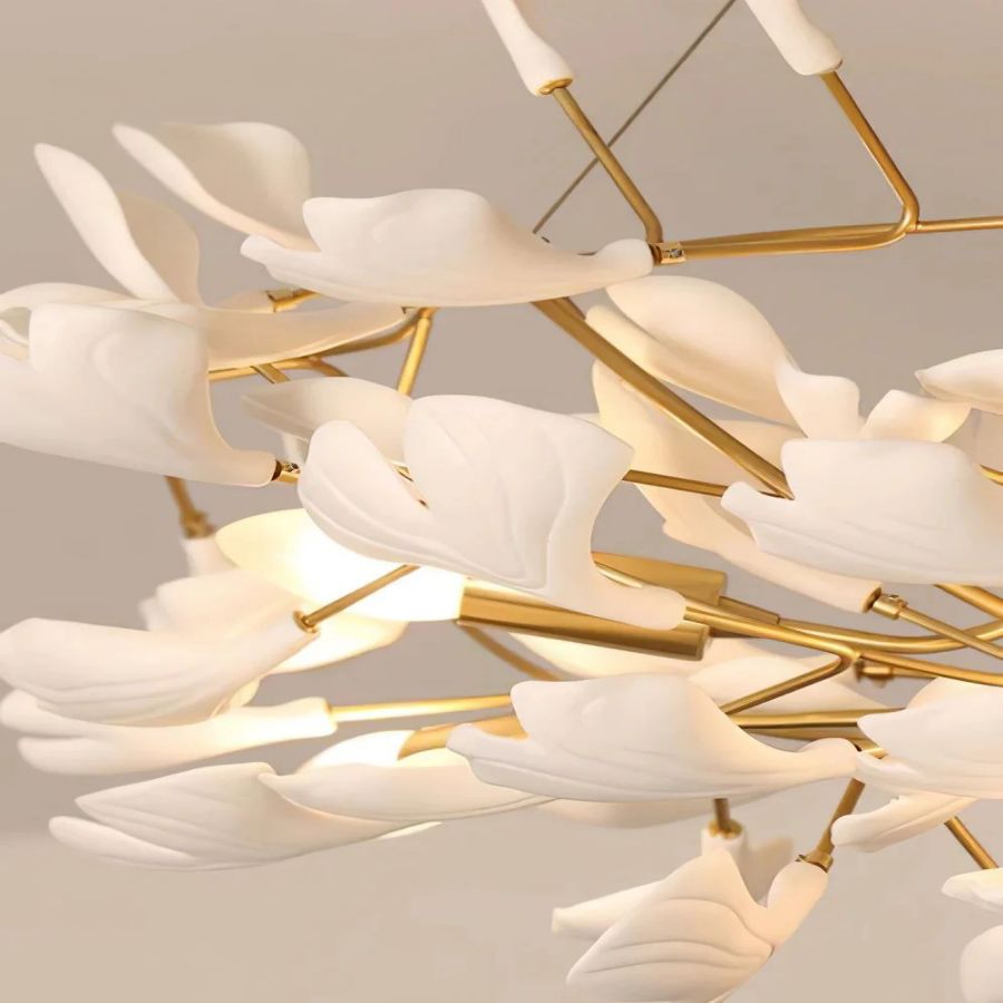 Small Ginkgo Leaf Chandelier